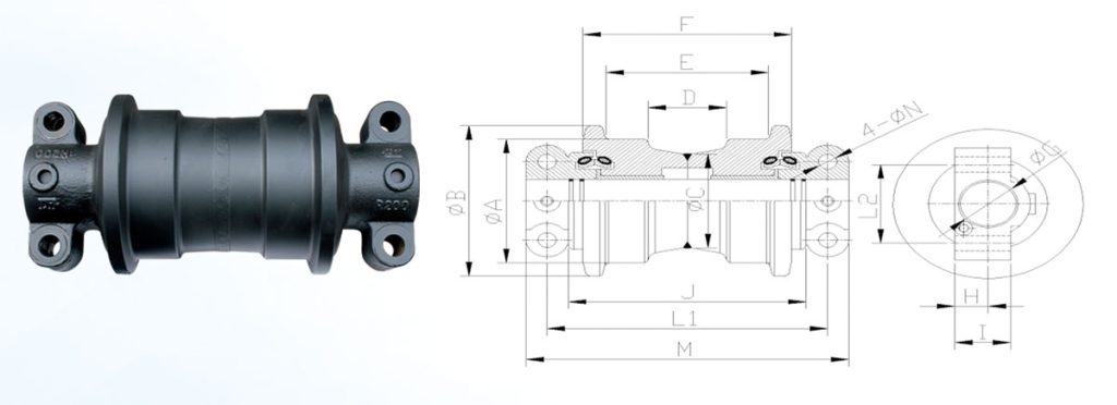 Excavator Track Rollers